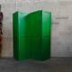 Bohemian wooden screen green bottle year 60s
