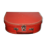 Small suitcase cardboard orange