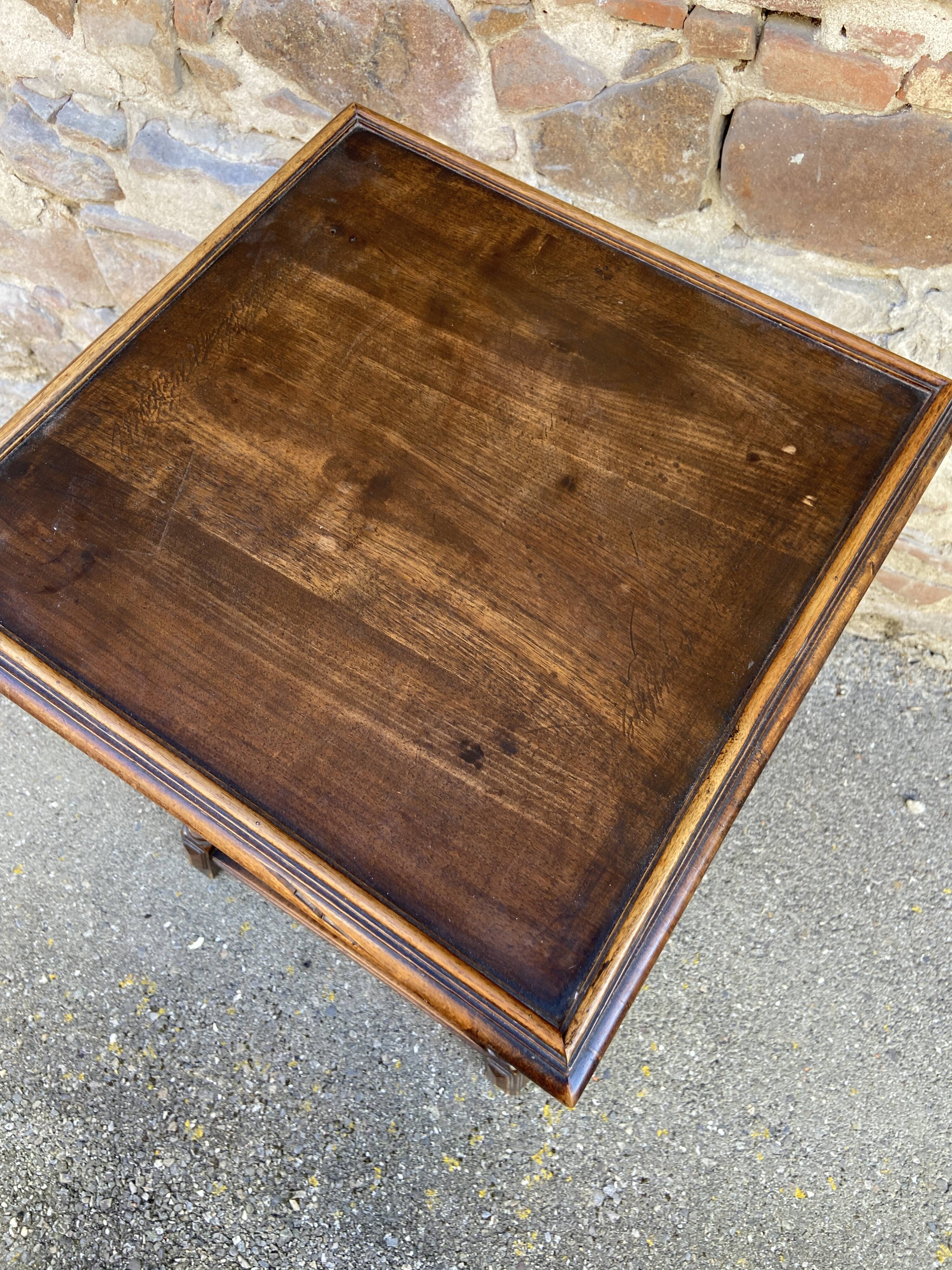 Art Deco 1930 Walnut Bench