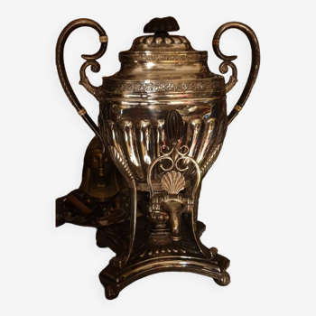 Russian solid silver samovar