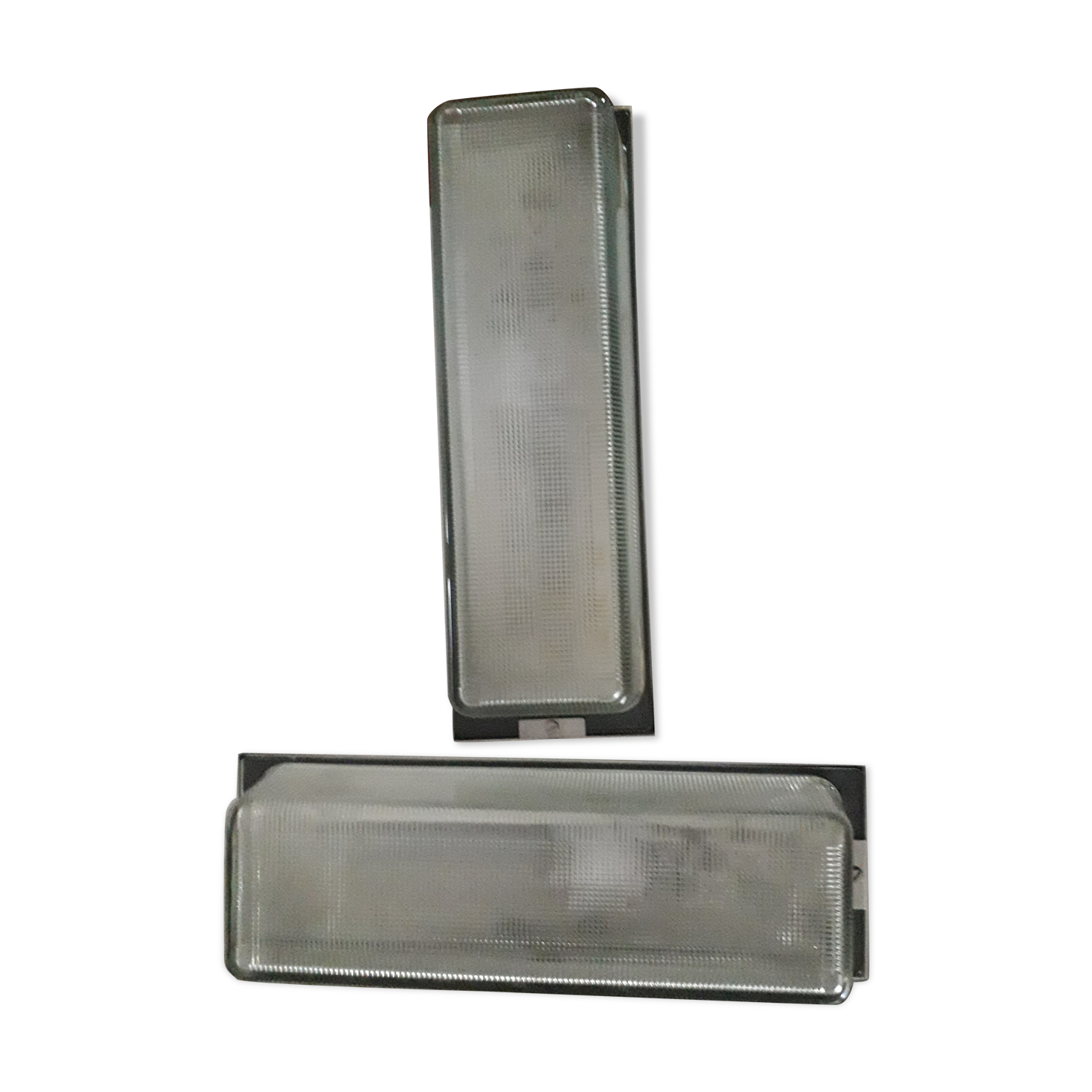 Pair of industrial sconces