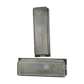 Pair of industrial sconces