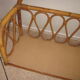 Shelf in rattan of the years 60