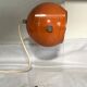 Paire de lampes oranges Robert Sonneman