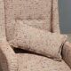 Vintage foam armchair in metal and brass, design, Italy, 1960s