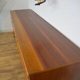 Scandinavian teak and metal sideboard