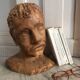 Vintage sculpted head to pose