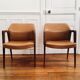 Paire de fauteuils vintage par Zol