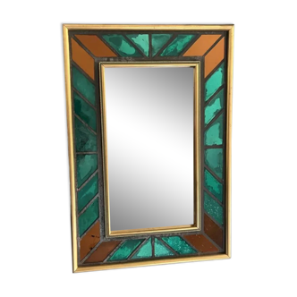 Miroir décoratif avec carreaux de céramique