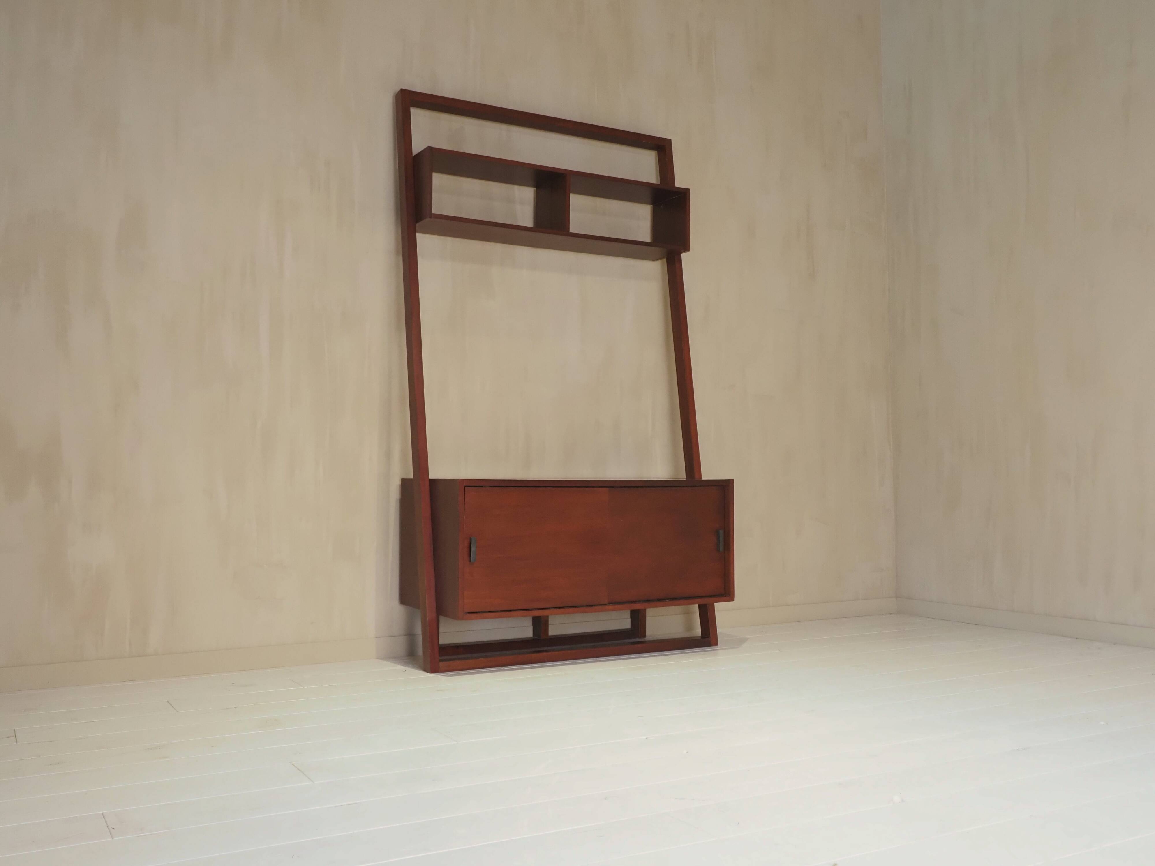 Vintage wardrobe or room divider from the 1970s.