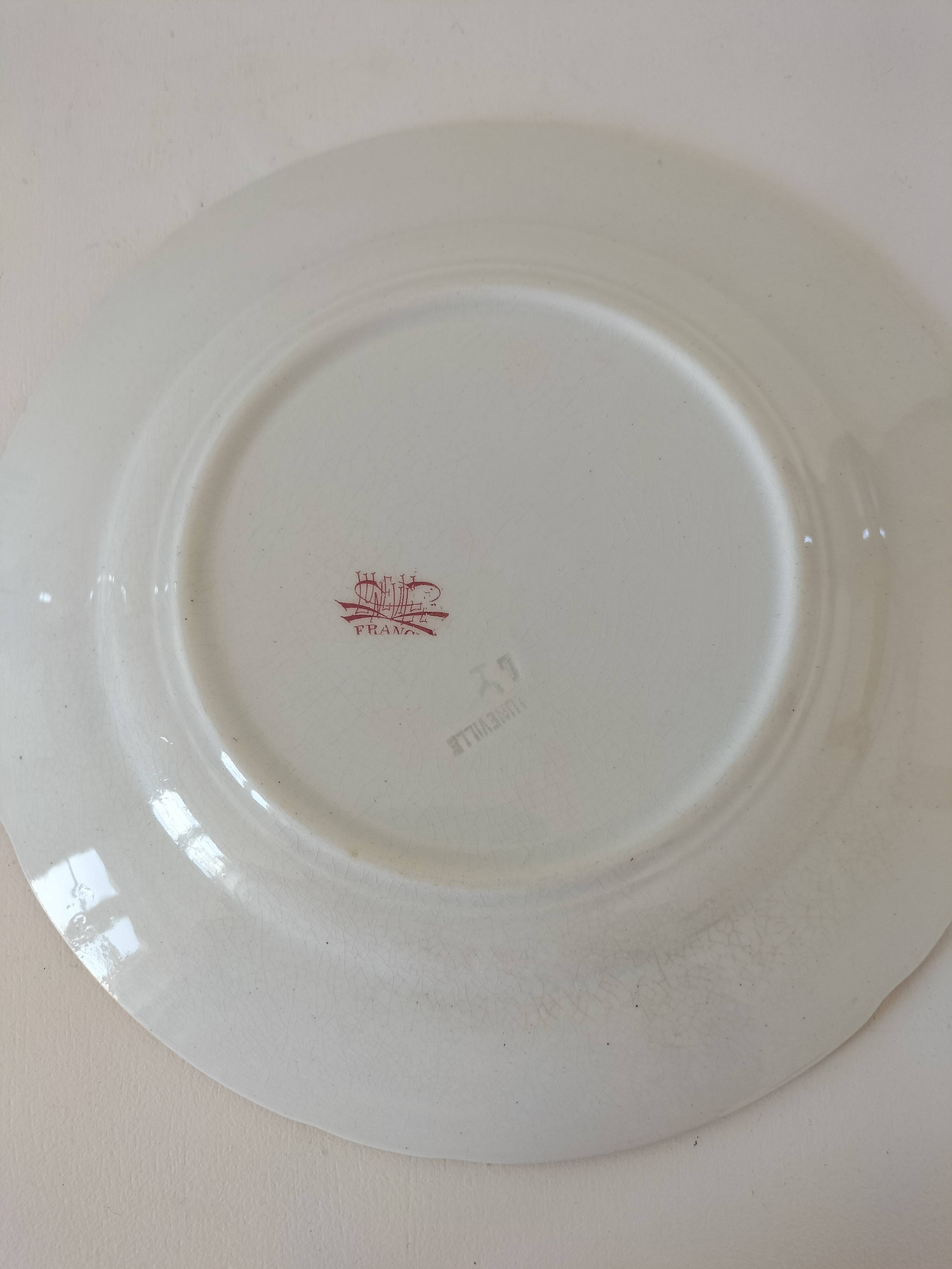 Lunéville Plate - Keller & Guérin (K&G)