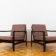 Mid Century Armchairs By Zenon Bączyk, 1960's, Set Of 2