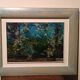 Huile sur toile titre "la pergola" signée années 1950/60 xxème siècle