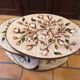 Table basse Georges Pelletier Vallauris La Roue Magnolias Vintage