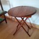 Old folding side table