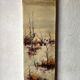 Tableau huile sur toile vintage