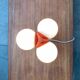 German table lamp from the mid-century space age by Kaiser Idell / Kaiser Leuchten.