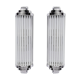 Pair of modernist art-deco wall lamps