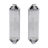 Pair of modernist art-deco wall lamps