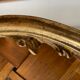 Miroir en résine doré style Louis XV h47 X l28