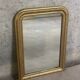 Antique Louis Philippe gilded vintage fireplace mirror - 86.5 x 62 cm