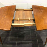 Table extensible scandinave en teck années 1970