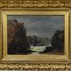 Painting "The Wild Coast of Belle-Île-en-Mer", French school of the 19th century.