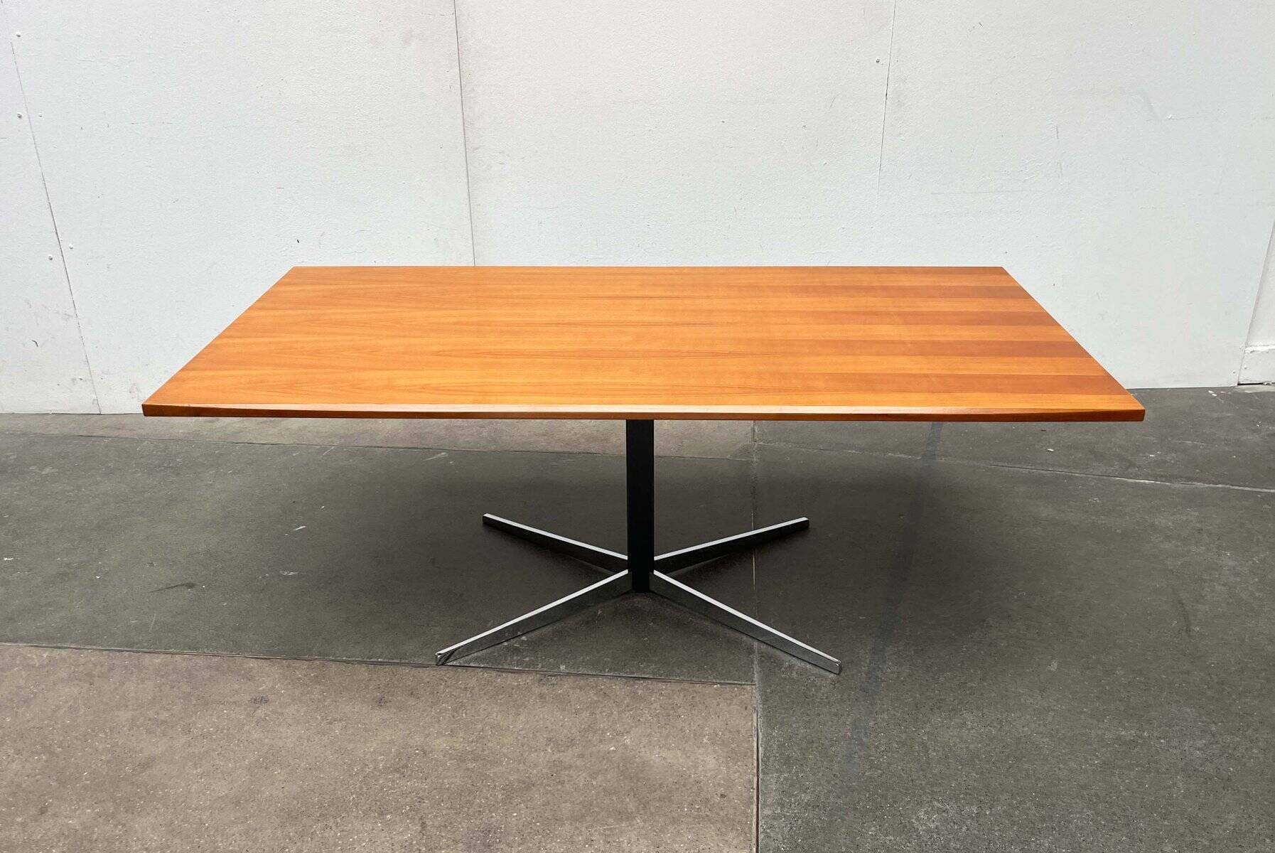 German adjustable dining table in mid-century style by J.M. Thomas for Wilhelm Renz, 1960s