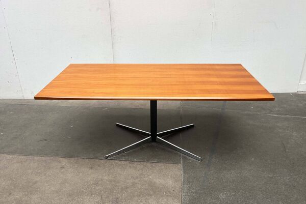 Table à manger allemande réglable par J.M. Thomas pour Wilhelm Renz, années 1960