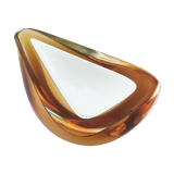 Bright empty thick glass pocket