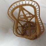 rattan doll chair
