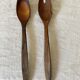 Olive wood salad servers