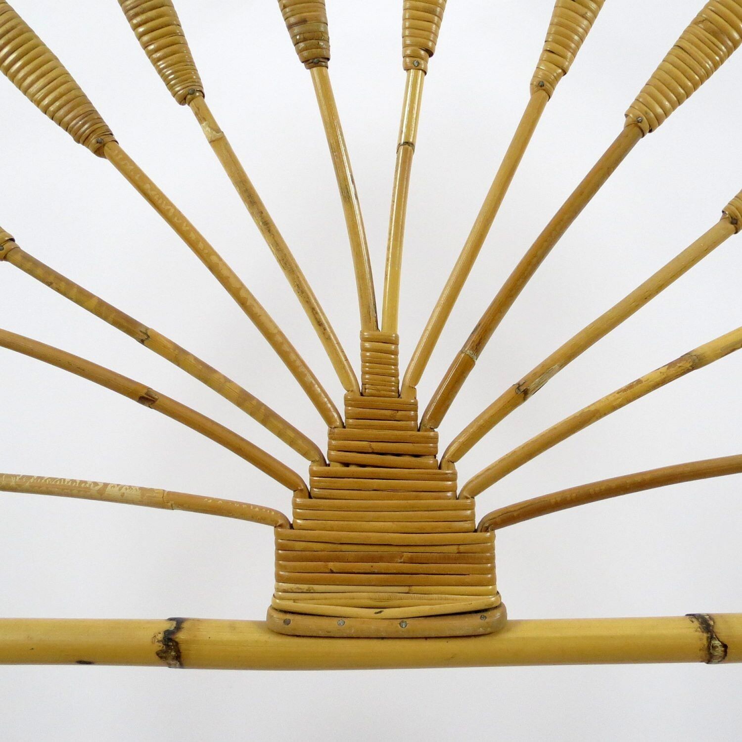 Set of 2 bamboo headboards, 1970s