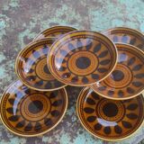 6 Longchamp plates