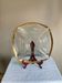 Timeless dish signed Annie Glass 38/36 made in the USA gilded with 24k fine gold