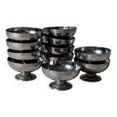 Coupelles en inox vintage