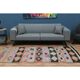 Colorful Geometric Pattern Woven Kilim Runner Rug 143x234