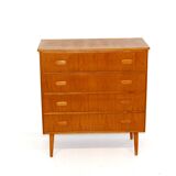 Commode scandinave en teck, Suède, 1960