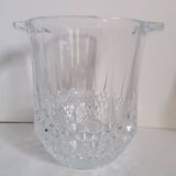 Set of 2 champagne crystal buckets with ice cubes