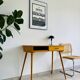 Bureau vintage pieds compas