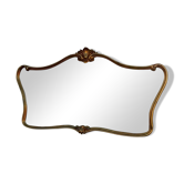 Large golden mirror