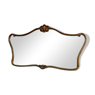 Large golden mirror