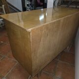 Vintage elm commode from the 1960s.