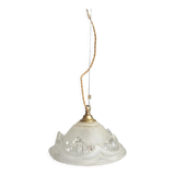 Pendant lamp glacier Ezan art deco 1930