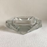 Art Deco glass ashtray in the shape of a prism