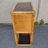 Caning and rattan storage furniture