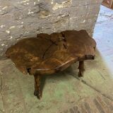 Vintage solid elm coffee table