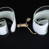 La Murrina, pair of Murano glass table lamps. Italy 1970s