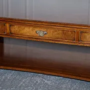 Large Georgian Coffee Table in Walnut Burr by Brights of Nettlebed London