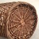 Panier en osier tressé